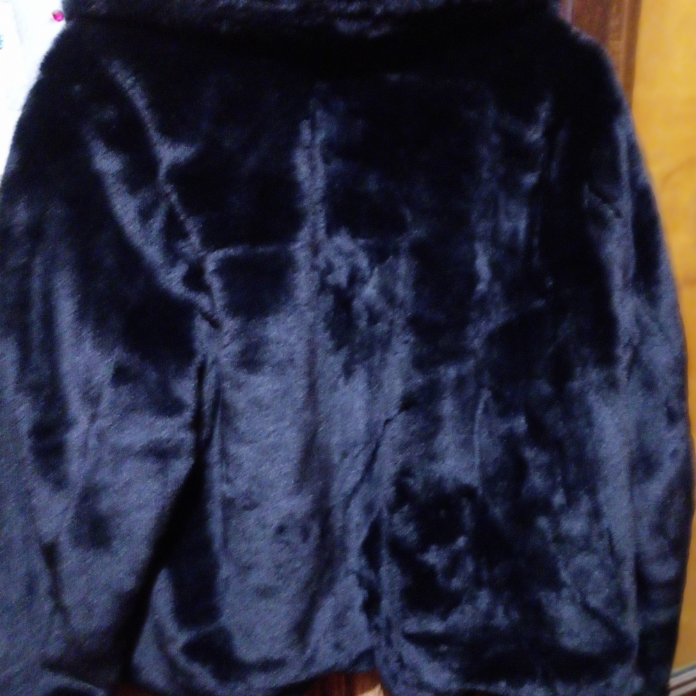 crown & ivy Black Teddy Jacket